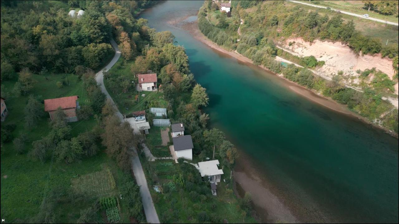 Vikendica Pored Drine Foca Handici Exteriér fotografie